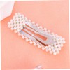 minkissy Unique Pearl Hair Clip Square Design Hairpin Fashion Bang