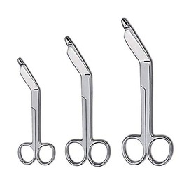 SURGICAL ONLINE Lister Bandage Scissors 3 Piece Set - 3.5", 4.5", and 5.5" Surgical Instruments Stainless Steel Ideal for EMTs, Medical Students, Paramedics, Doctors, Veterinarians, Nurses