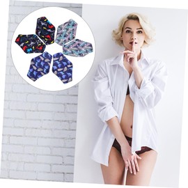 FOMIYES 6pcs Bamboo Charcoal Sanitary Pad Quick Absorbent Comfortable Period Protection