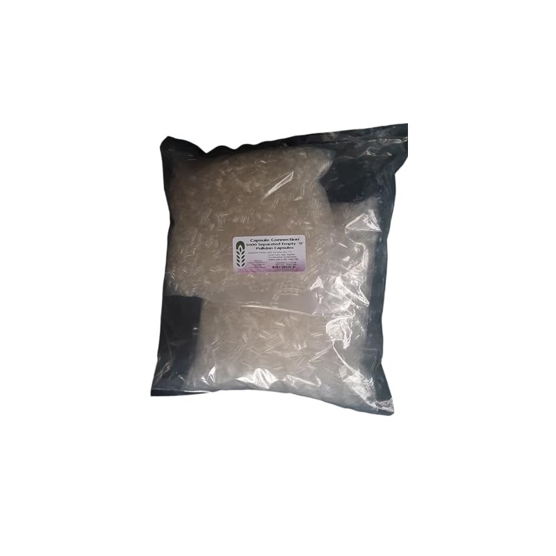 Capsule Connection Separated Empty Pullulan Capsules, 0" Size, Vegan &