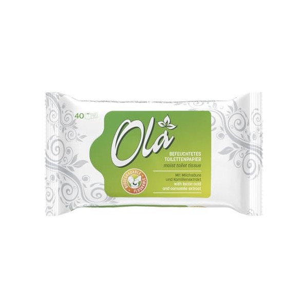 OLA Feuchtes Toilettenpapier mit Kamillenextrakt und Milchs√§ure - sp√ºlbar -