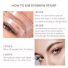 Eyebrow Stamp Set, Durable Waterproof Eyebrow Powder Set, Brow Stamp