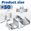 MorningRo 50 Pcs Grating Clip Saddle Clip Galvanized Carbon Steel