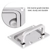 Keenso Boat Flush Hatch Locker, Stainless Steel Boat Recessed Hatch