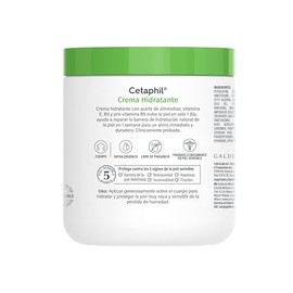 CETAPHIL, Crema Hidratante Grande 566g. Restaura Completamente la Barrera de la Piel, Clínicamente Probada, para Todo Tipo de Piel y Piel Sensible. Re