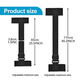 IKOPFLN Ski Strap Ski Shoulder Straps with Secure Attachment Ski Accessories for Easy Transport of Your Ski Equipment Adjustable Size Ideal for Men Women and Children, red