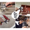 Zeguard Adjustable Spanner Set, Wide Jaw Opening Adjustable Wrench, Heavy-Duty