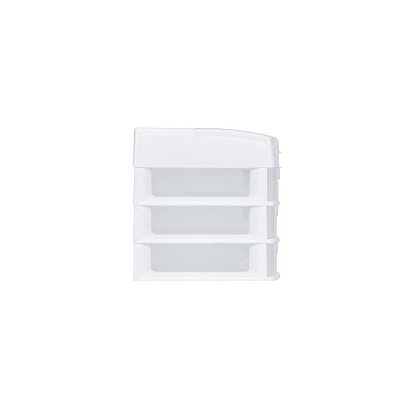 Italhome SESIA 3 Cajonera 3 Cajones Transparentes, azul