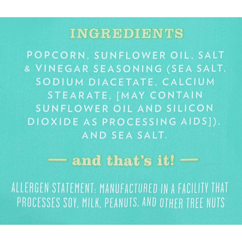 Live Love Pop, Popcorn Salt and Vinegar, 4.4 oz (Three
