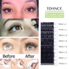 TDANCE Classic Volume Lash Extensions, Matte Black Eyelash Extensions 0.03-0.18mm