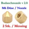 RepRap 2.0 Brass Nozzle M6 Internal Thread 0.4 mm Pack