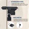SAYAYO Gate Latch Bolt Lock with Padlock & 4 Keys