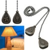 Dotlite Bronze Ceiling Fan Pull Chain Set, Decorative Fan Pull
