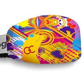 GogglesCover: Protective ski and snowboard goggles cover, geo chaos design
