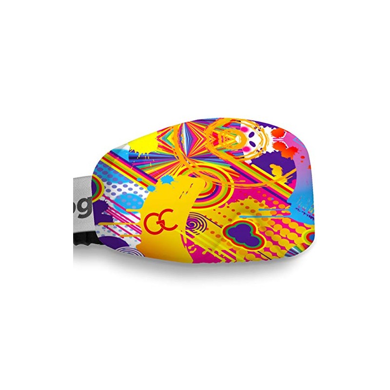 GogglesCover: Protective ski and snowboard goggles cover, geo chaos design