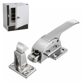Walk-in Freezer Latch, Spring Loaded Adjustable Latch Handle, Spring Loaded Walk in Freezer Cooler Door Handle