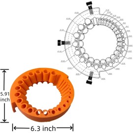 Leanockesa Drill Bit Sharpener for 2-13mm Bits, 125mm Angle Grinder Attachment, Power Drill Bit Grinder Tool with Giant Blade to Sharpen & Restore Old Dull Drill Bits