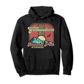 Yellowstone National Park Wyoming Nature Hiking Outdoors Pullover Hoodie