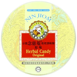 Nin Jiom Herbal Candy- 3 Tins (Mint, Original, Tangerine-Lemon)
