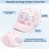 Gelapa Ponytail Baseball Hat for Toddler Kids 6-8 Years, Girls