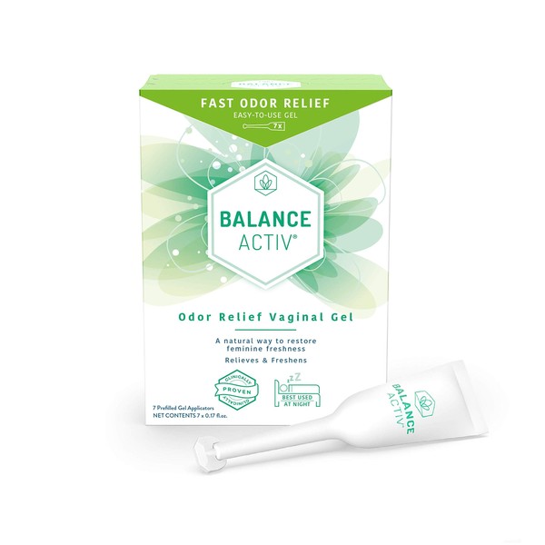 Balance Activ | Odor Relief Vaginal Gel for Women | Works Naturally to Rapidly Relieve Unpleasant Odor and Restore Feminine Freshness