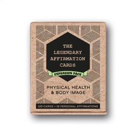 Legendary Affirmation Cards for Women and Men Expansion Deck -(120) Daily Positive Words Affirmations for Manifestation and Motivation that Cover 6 Aspects of Your Life, Physical Health & Body Image