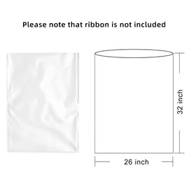 Large Cellophane Bags,26x32 Inch Big Clear Basket Bags 10PCS Cellophane/Cello Wrap for Gift Baskets