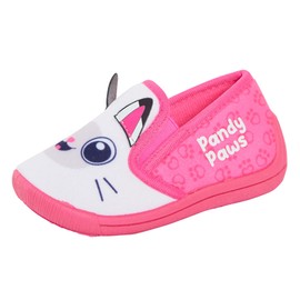 Gabby's Dollhouse Girls Pandy Paws Slippers EU 30 / UK 11.5 Child Pink