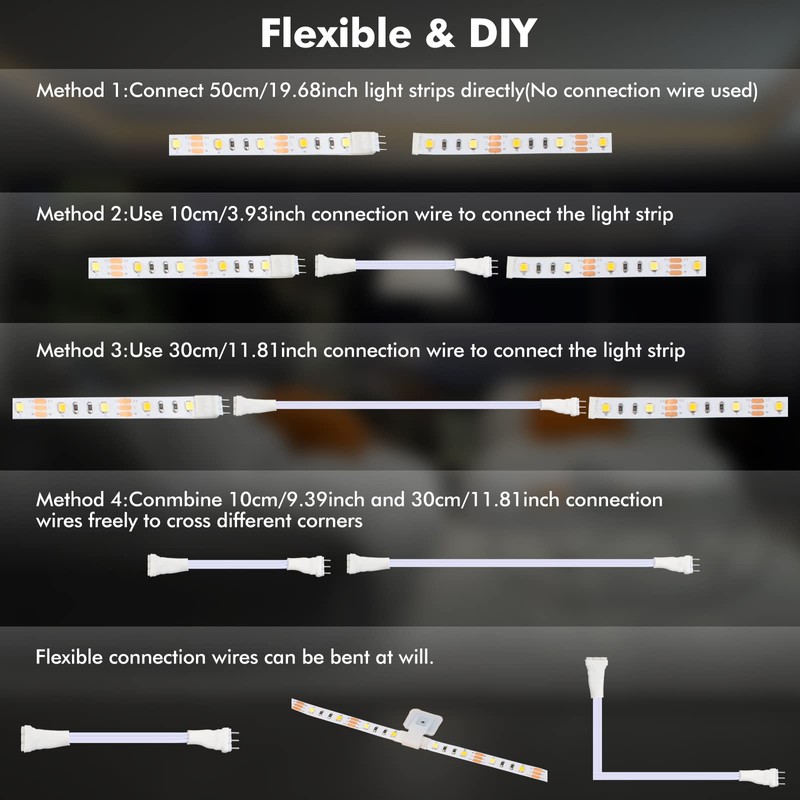 Under-Unit Light Kitchen LED, Meiyue Under Cabinet Lighting Kitchen, 6