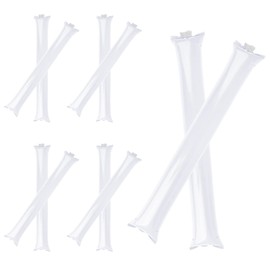 GOGO 50 Pairs Thunder Sticks, Cheer Spirit Bam Bam White Thunder Stick for Football Soccer Game