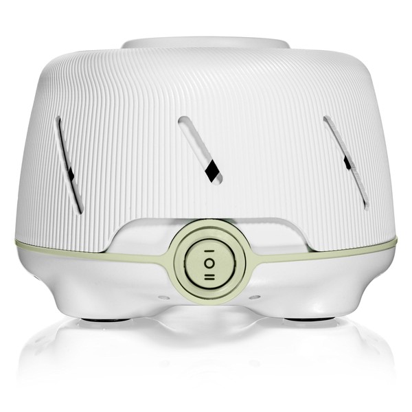 Yogasleep Dohm (White,Green) The Original White Noise Machine, Relaxing Natural Sound from a Real Fan, Noise Cancelling For Office Privacy, Sleep Aid For Adults & Baby, Travel Size Pink Noise Machine
