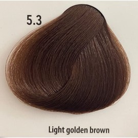 Cree Hair Color w/Keratin and Ceramides - 3.38 Fl oz - 1 Pack Professional Coloring Cream (5.3-Light Golden Brown)