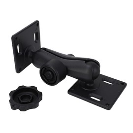 1.5 Inch Double Ball Mount Base Professional C Size Prevents Theft Fish Finder Mount Base for Table Trolley Desk Vehicle Boat