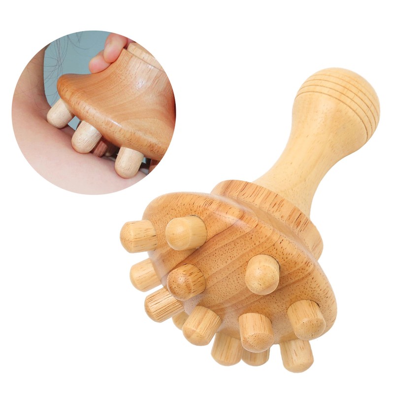 Octopus Wood Massager Reduce Stress Levels Wood Theraphy Massager for