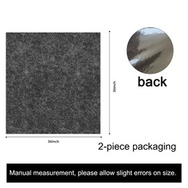 BETAGT 2 Pcs Refrigerators Mat Multifunctional Home Appliance Waterproof Slip Resistant Mat Absorbent Household Equipment Pad for Protect Refrigerators Washing Machine and Floors 36" X 36"