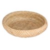 Round Bread Baskets Bamboo Hand Woven Fruits Vegetable Storage Basket