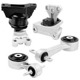 Engine Motor Mounts and Transmission Mount Compatible with Civic 2006 2007 2008 2009 2010 2011 1.8L, Manual Transmission, Replace A4530 A4546 A4548 A4547