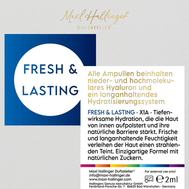 Hallingers Fresh & Lasting - 1 Beauty Ampoule - Maxl