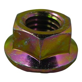 DAIDOHANT 10184717 Hexagonal Flange Nut [Iron/Chromate Plating] (Standard) M6 x Height B 0.2 inches (6 mm) (Quantity: 16 pieces)