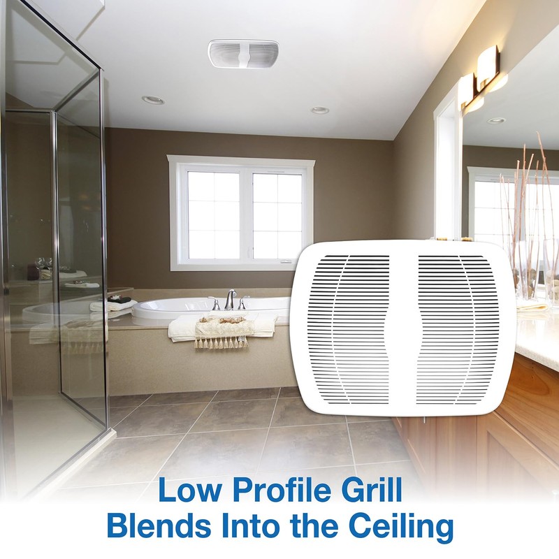 Air King AK80 Energy Star Quiet Series Bath Fan, 80-CFM