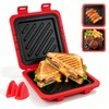 2026 Microwave Sandwich Maker, Microwave Toaster with Adjustable Silicone Strap,