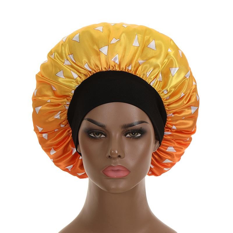 DARO Satin Bonnet Silk Like Bonnets for Sleeping Sleep Cap