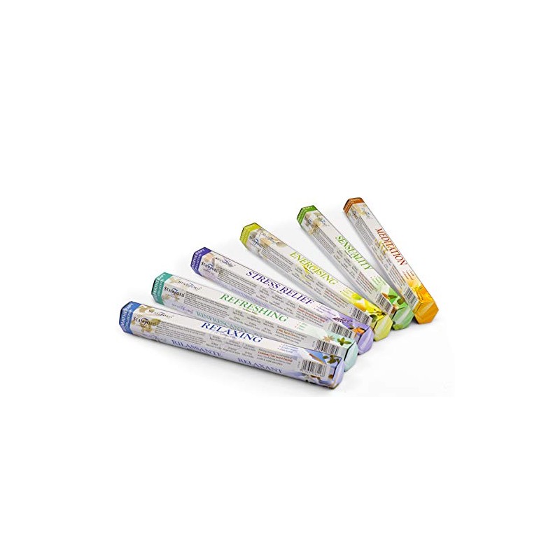 Stamford Aromatherapy Incense Sticks, 120 Sticks, Relaxing, Stress Relief, Meditation,