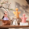 2PCS 3D Angle Resin Mold, Unique Angle Shape Candle Soap