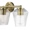 Globe Electric 63000063 5-Piece All-in-One Bathroom Accessory Set, Matte Brass