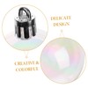 Holibanna Iridescent Ornament Baubles, Pack of 18 Transparent Plastic Baubles,