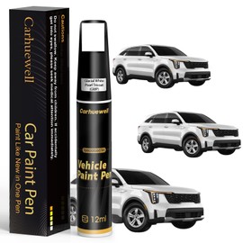 (GWP) Glacial White Pearl Tricoat Touch Up Paint Compatible with Kia, Exact Match Car Paint Pen Automotive Scratch Repair Remover Kit Quick & Easy Solution for Vehicle Chips and Nicks