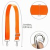 Allzedream Wide Purse Strap Replacement Crossbody Shoulder Bag Adjustable, Fluorescent