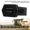Mechanical Hour Meter DC 12V to 36V Truck Tractor Outboard