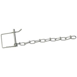 1/4 Inch Safety Pin with 8 Inch Chain